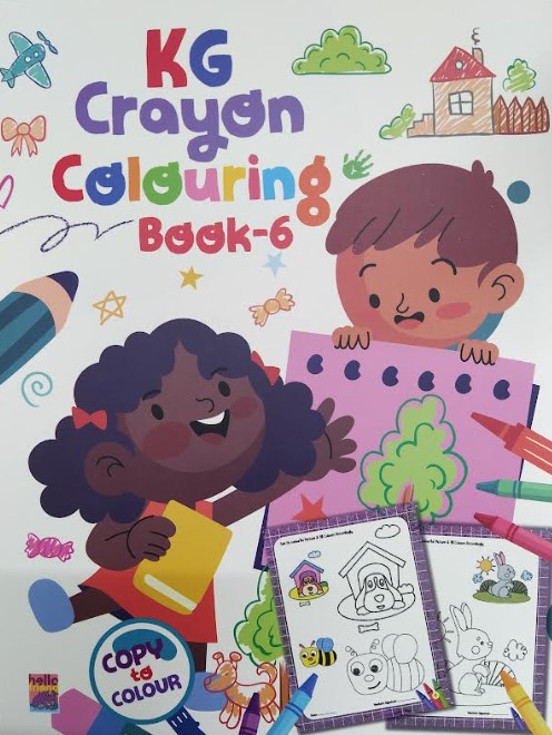 KG CRAYON COLOURING BOOK-6